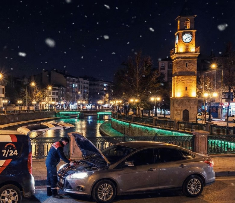 Gece akü yol yardım Gebze